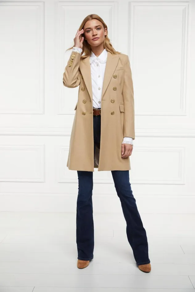 Women Knightsbridge Coat Camel Holland Cooper Tailoring