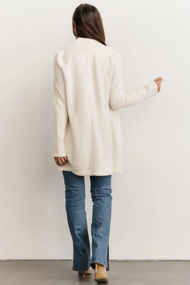 Women Knoll Notch Jacket Ivory Baltic Born Outerwear Women Knoll Notch Jacket Ivory Baltic Born Outerwear