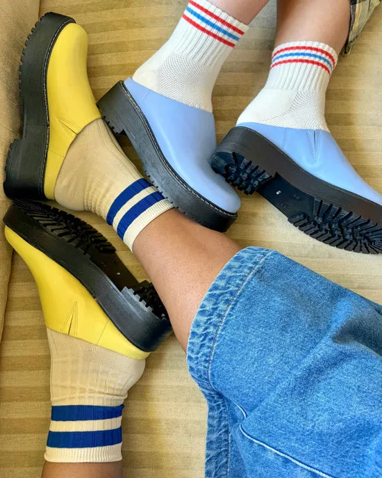Women Lena Chunky Mule Butter Yellow Shoes Lisa Says Gah