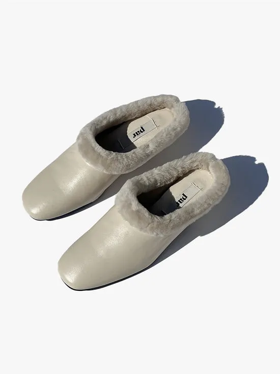 Women Lisa Says Gah Matu Furry Mule Toffu Shoes Women Lisa Says Gah Matu Furry Mule Toffu Shoes