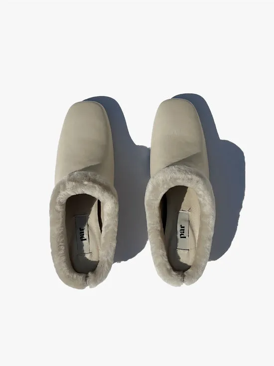 Women Lisa Says Gah Matu Furry Mule Toffu Shoes Women Lisa Says Gah Matu Furry Mule Toffu Shoes