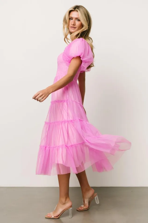 Women Liv Tulle Midi Dress Pink Baltic Born Tulle Styles Women Liv Tulle Midi Dress Pink Baltic Born Tulle Styles
