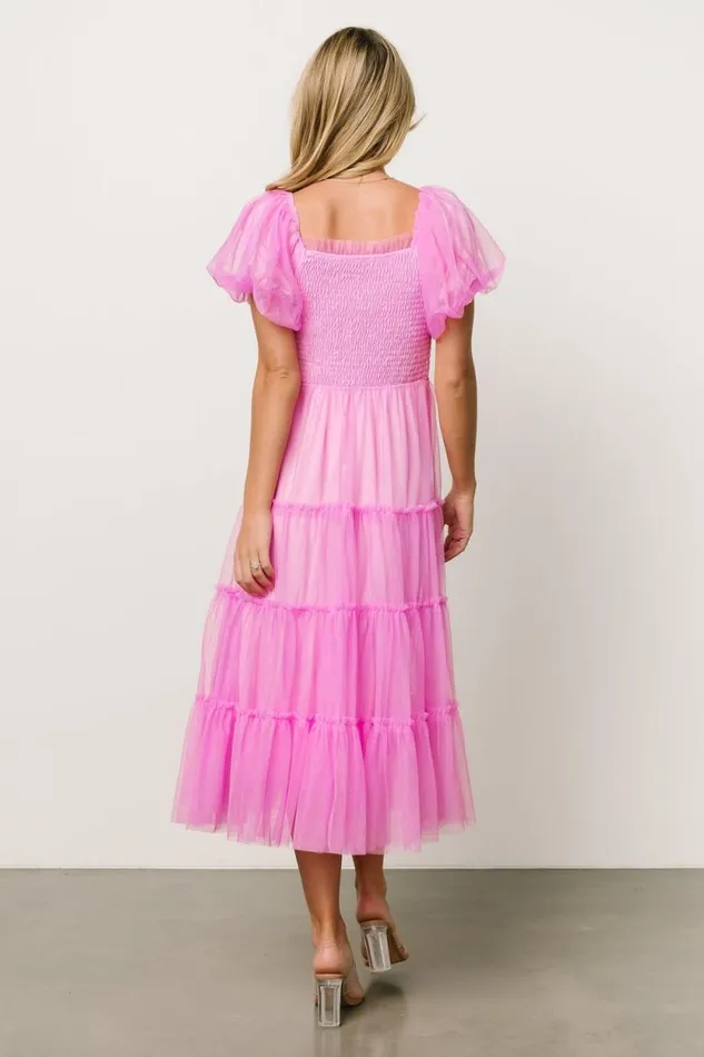 Women Liv Tulle Midi Dress Pink Baltic Born Tulle Styles Women Liv Tulle Midi Dress Pink Baltic Born Tulle Styles