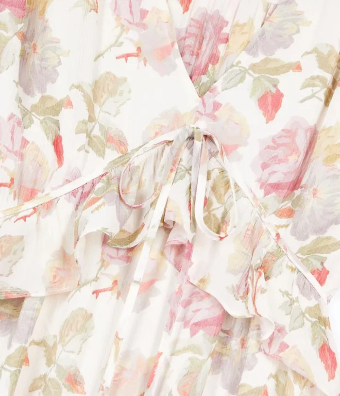 Women Long Printed Silk Dress THE KOOPLES Dresses and Jumpsuits
