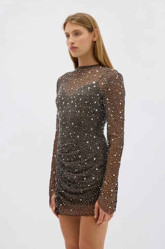 Women Long Sleeve Dresses Rachel Gilbert CHARLEY MINI Women Long Sleeve Dresses Rachel Gilbert CHARLEY MINI