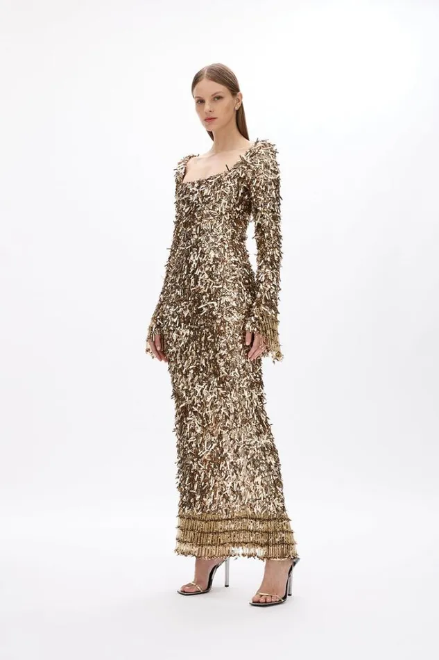 Women Long Sleeve Dresses Rachel Gilbert POSIE GOWN Women Long Sleeve Dresses Rachel Gilbert POSIE GOWN