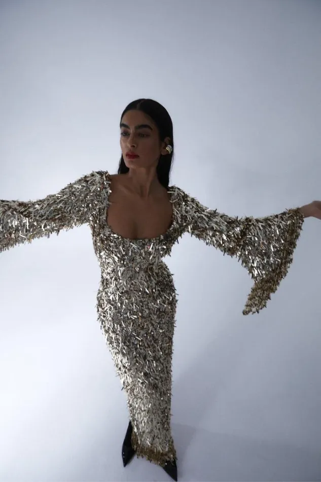 Women Long Sleeve Dresses Rachel Gilbert POSIE GOWN Women Long Sleeve Dresses Rachel Gilbert POSIE GOWN