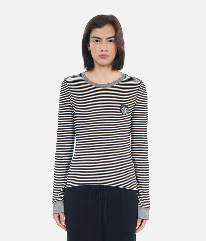 Women Longsleeved Striped Tshirt THE KOOPLES Blouses and Shirts