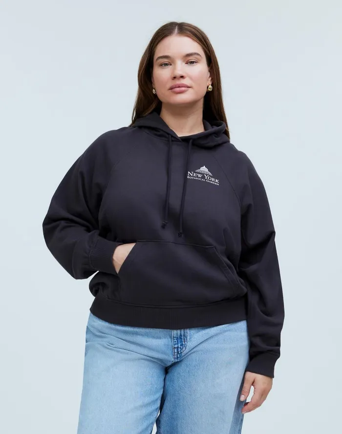 Women Loungewear Madewell Plus Madewell X NYBG Graphic Terry Relaxed RaglanSleeve Sweatshirt Black Coal Women Loungewear Madewell Plus Madewell X NYBG Graphic Terry Relaxed RaglanSleeve Sweatshirt Black Coal