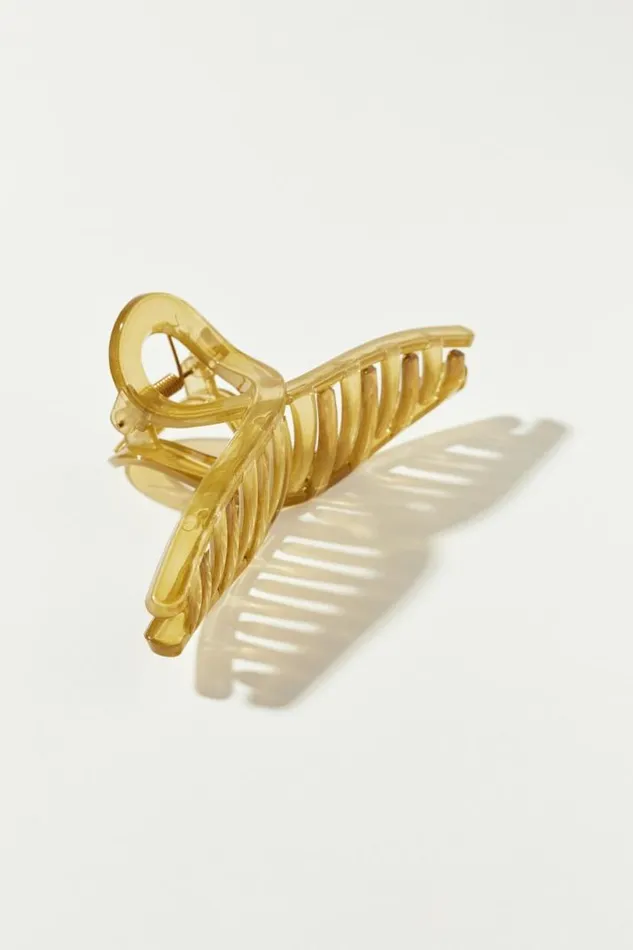 Women Lucky Brand Hair Accessories Loop Claw Clip Dusty Olive