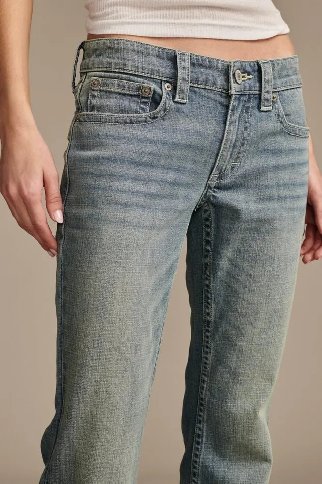 Women Lucky Brand Jeans Low Rise Flare Breakfast Club