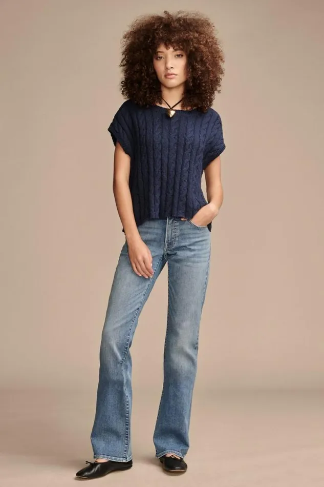 Women Lucky Brand Jeans Mid Rise Sweet Boot Stardom
