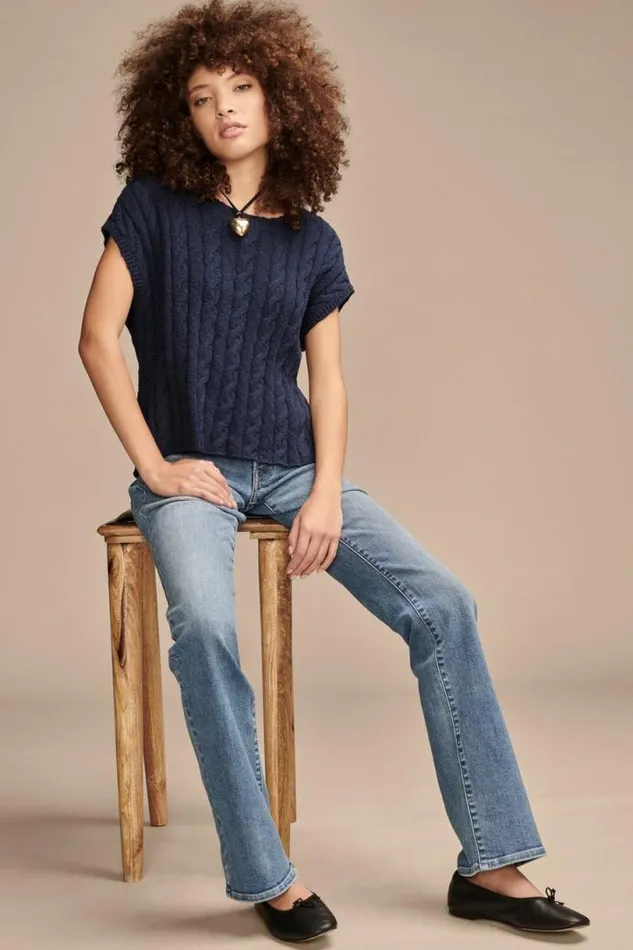Women Lucky Brand Jeans Mid Rise Sweet Boot Stardom