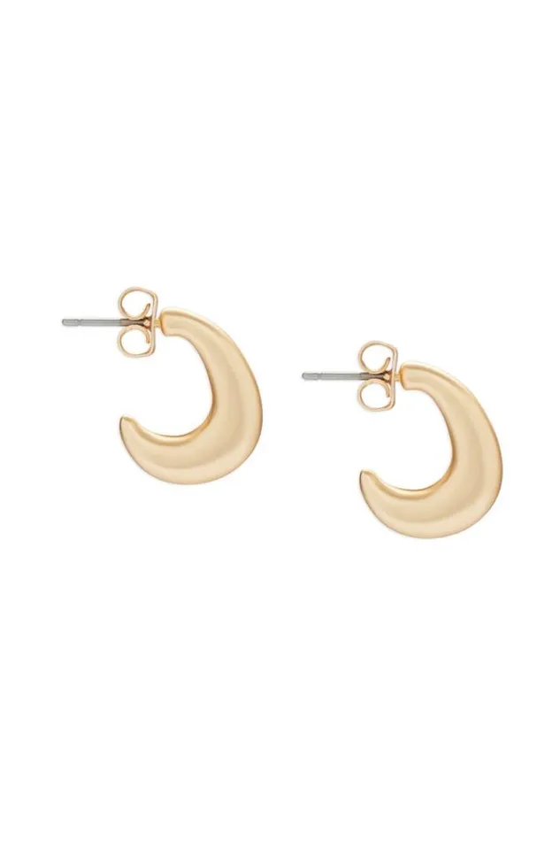 Women Lucky Brand Jewelry Small Hoop Earring Gold