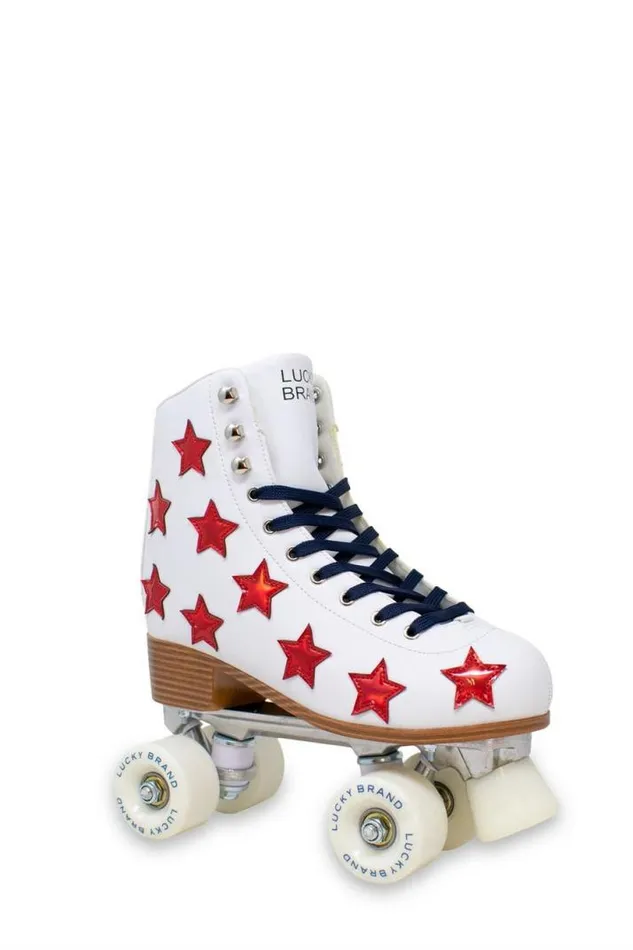 Women Lucky Brand Roller Skates All Star Quad Roller Skate White