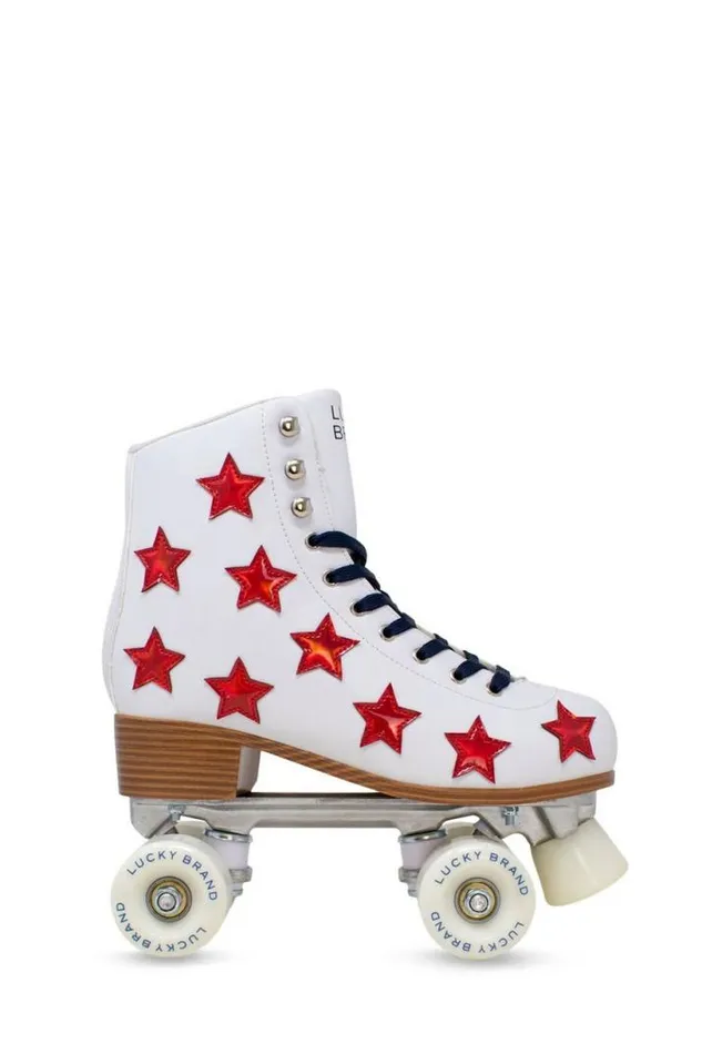 Women Lucky Brand Roller Skates All Star Quad Roller Skate White