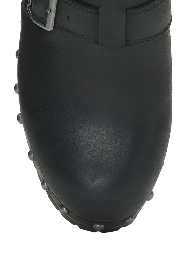 Women Lucky Brand Shoes Belvy Studded Clog Black