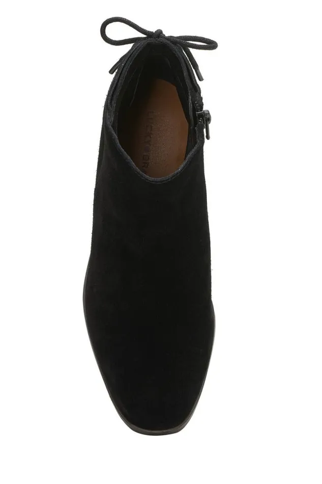 Women Lucky Brand Shoes Mikasi Lace Bootie Black