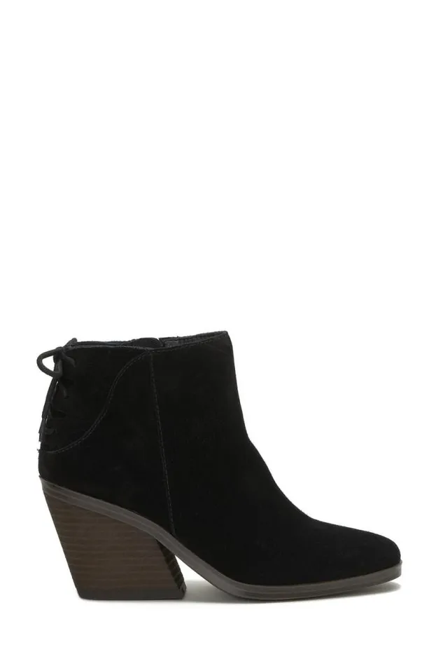 Women Lucky Brand Shoes Mikasi Lace Bootie Black