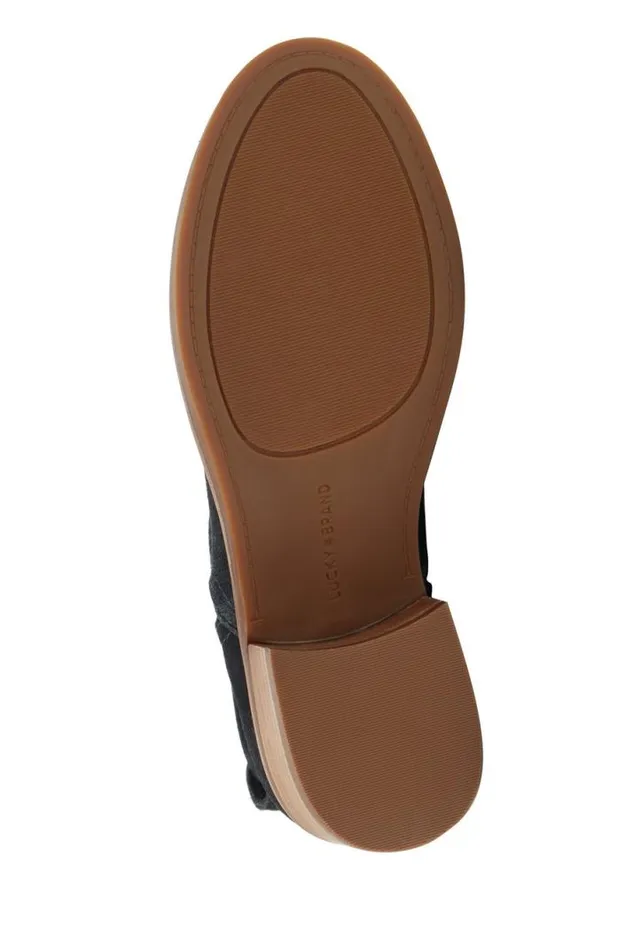 Women Lucky Brand Shoes Pogan Chelsea Bootie Black