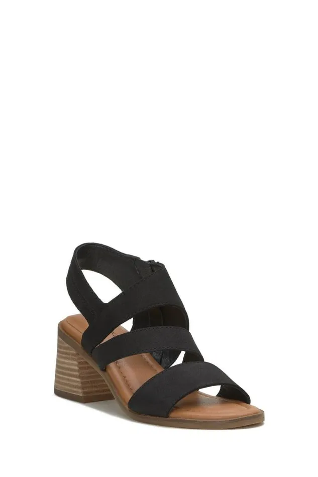 Women Lucky Brand Shoes Rhodette Heel Black