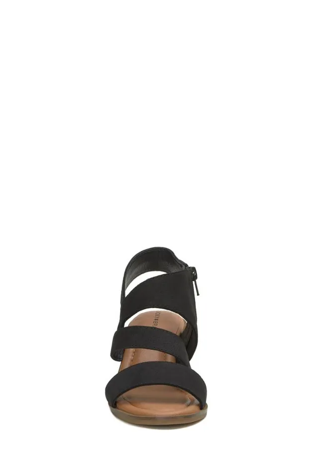 Women Lucky Brand Shoes Rhodette Heel Black
