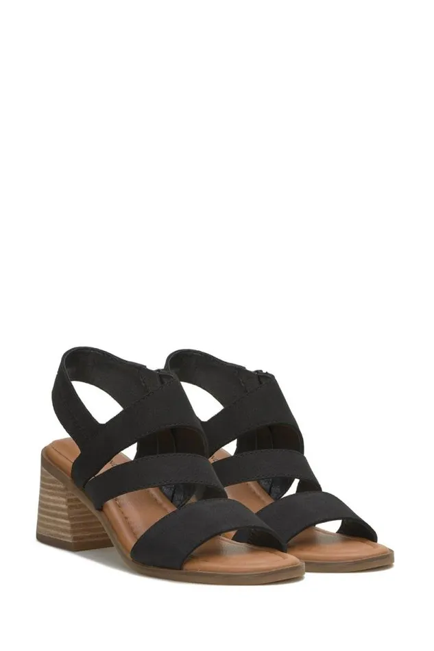 Women Lucky Brand Shoes Rhodette Heel Black