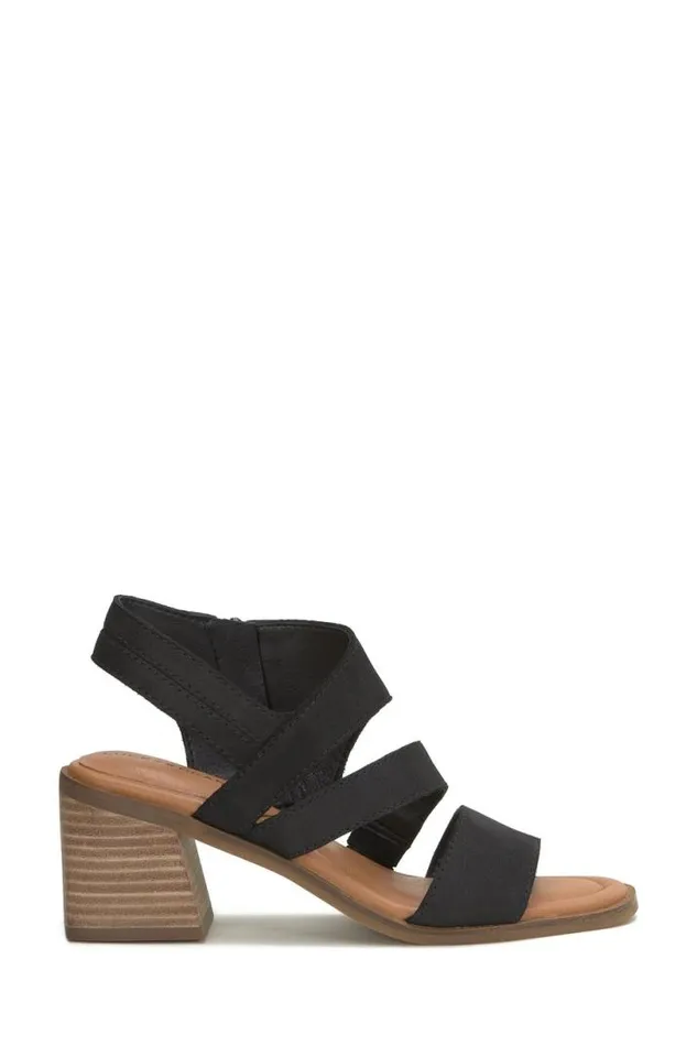 Women Lucky Brand Shoes Rhodette Heel Black