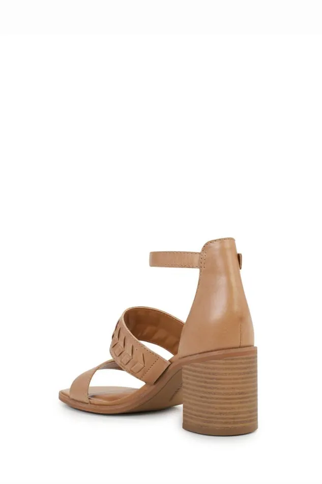 Women Lucky Brand Shoes Serenay High Heel Open Beigekhaki