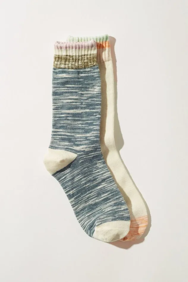 Women Lucky Brand Socks Marbled Striped Boot Sock Multi