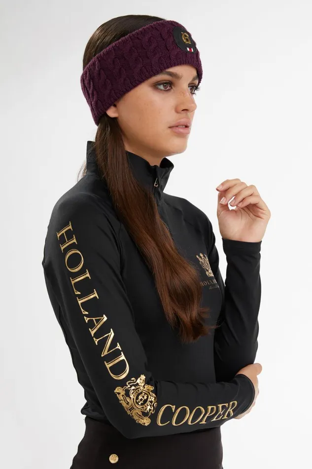 Women Luxe Cable Knit Headband Mulberry Holland Cooper Hats and Headbands Women Luxe Cable Knit Headband Mulberry Holland Cooper Hats and Headbands