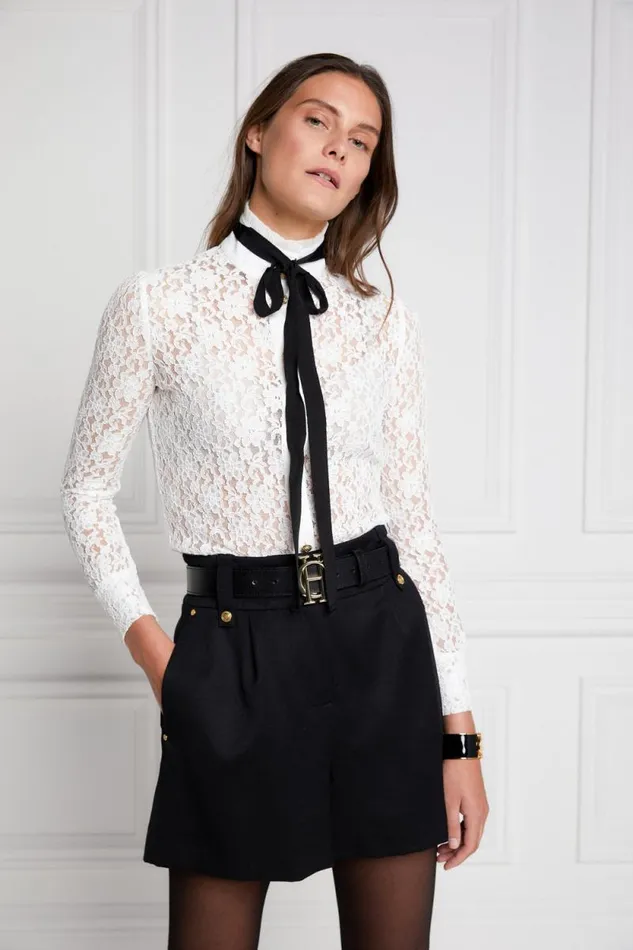 Women Luxe Tailored Short Black Barathea Holland Cooper Tailoring Women Luxe Tailored Short Black Barathea Holland Cooper Tailoring