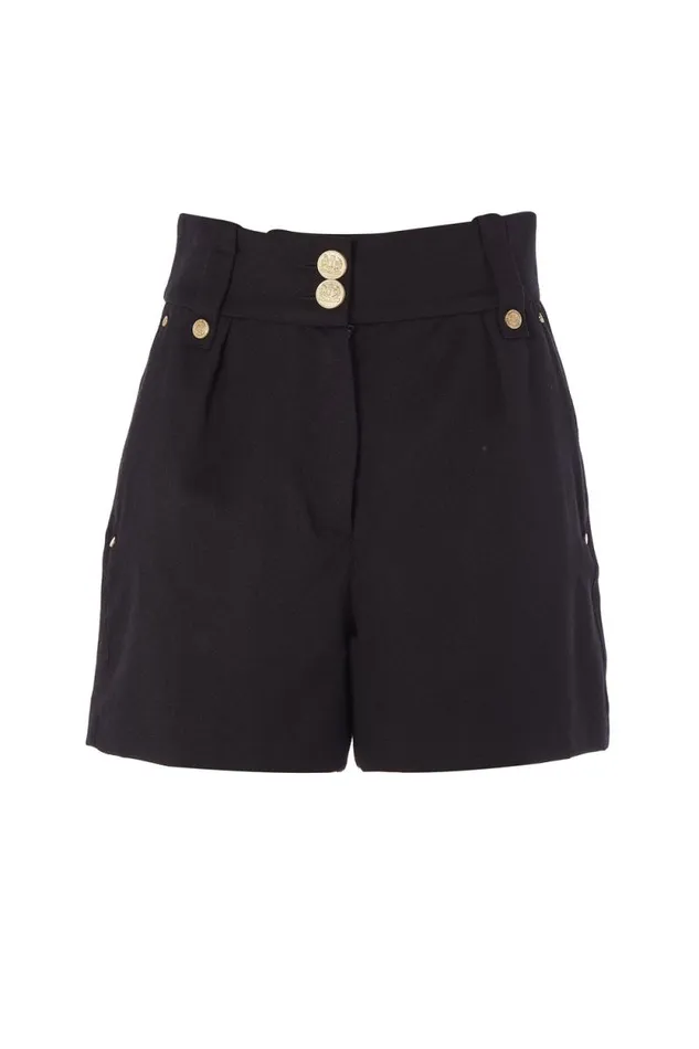 Women Luxe Tailored Short Black Barathea Holland Cooper Tailoring Women Luxe Tailored Short Black Barathea Holland Cooper Tailoring