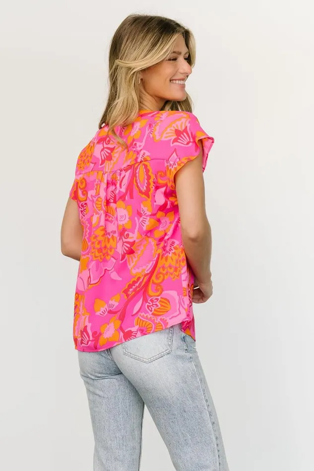Women Macey Top Pink Multi Baltic Born Blouses and Shirts Women Macey Top Pink Multi Baltic Born Blouses and Shirts