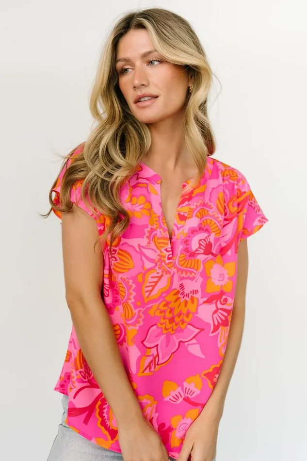Women Macey Top Pink Multi Baltic Born Blouses and Shirts Women Macey Top Pink Multi Baltic Born Blouses and Shirts