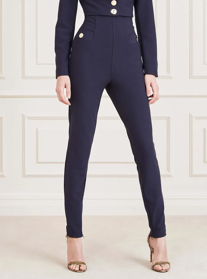 Women Marciano GUESS Marciano Blue Multi Leigah Highrise Skinny Pants