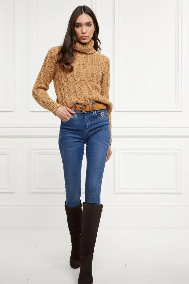 Women Marlborough Knee Boot Chocolate Holland Cooper Boots