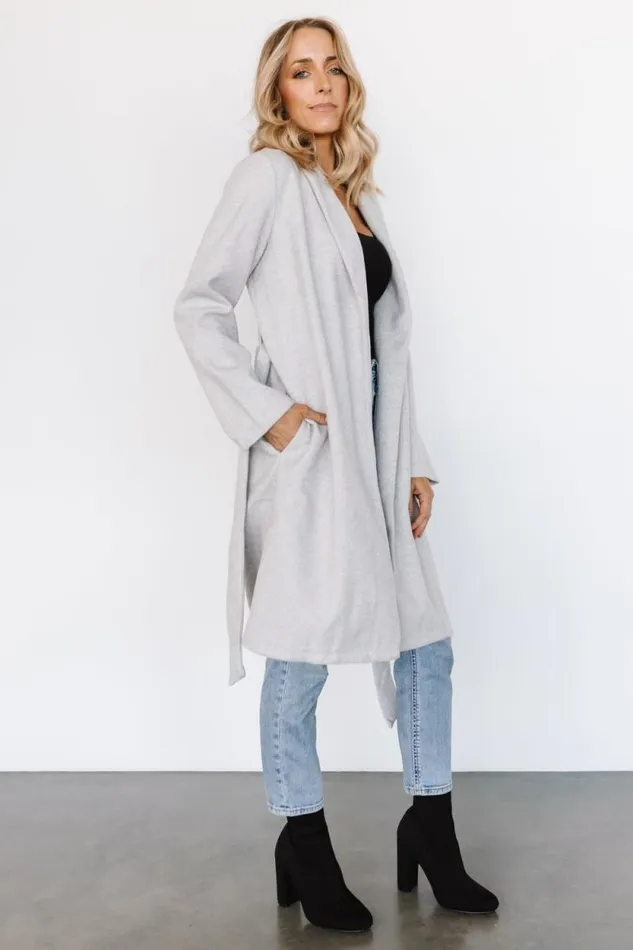 Women Martin Trench Coat Light Gray Baltic Born Outerwear Women Martin Trench Coat Light Gray Baltic Born Outerwear