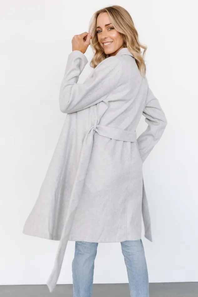 Women Martin Trench Coat Light Gray Baltic Born Outerwear Women Martin Trench Coat Light Gray Baltic Born Outerwear