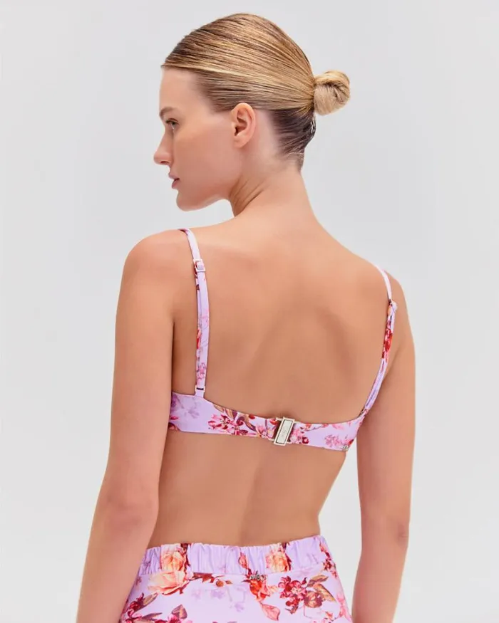 Women Matching Sets PatBO Floral Haze Underwire Bikini Top EXCLUSIVE Violet
