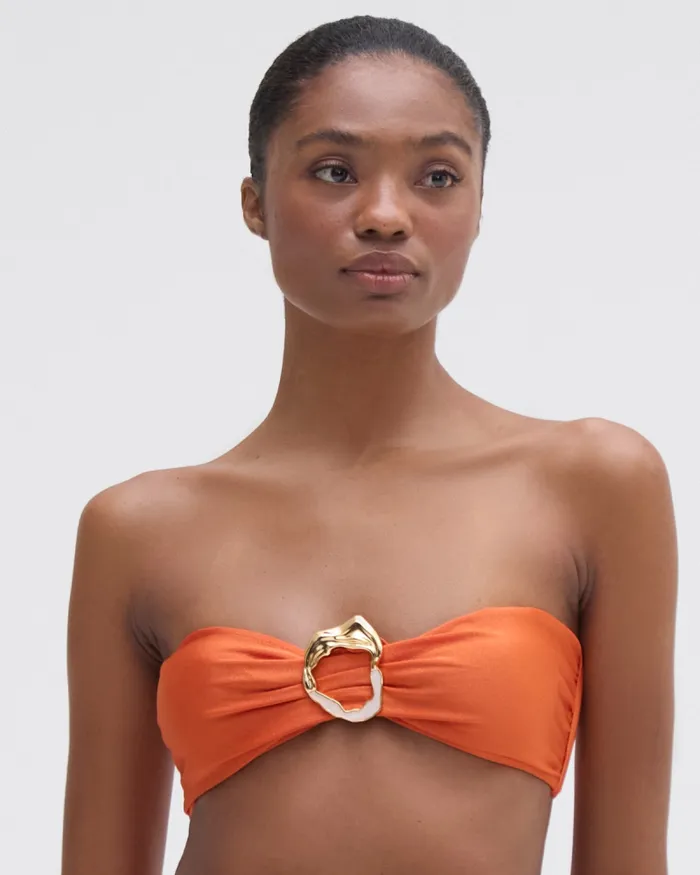 Women Matching Sets PatBO JERSEY SANDS STONE BIKINI TOP Papric