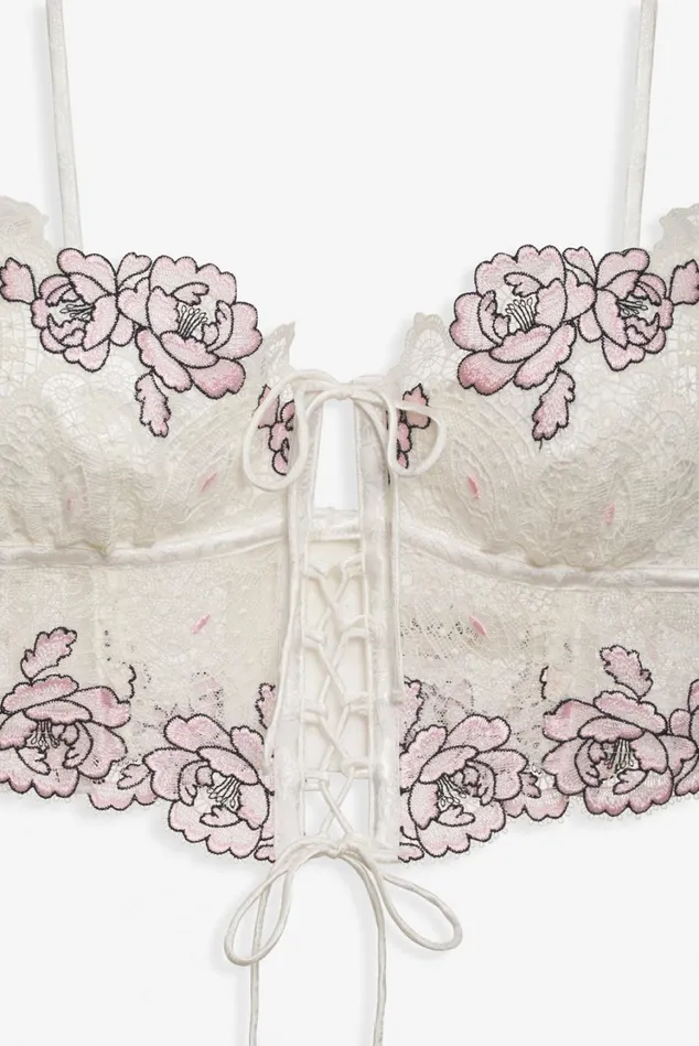 Women Matilda Bustier White For Love and Lemons Lingerie Women Matilda Bustier White For Love and Lemons Lingerie