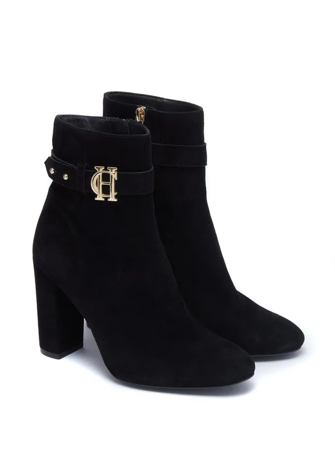 Women Mayfair Suede Ankle Boot Black Holland Cooper Boots Women Mayfair Suede Ankle Boot Black Holland Cooper Boots