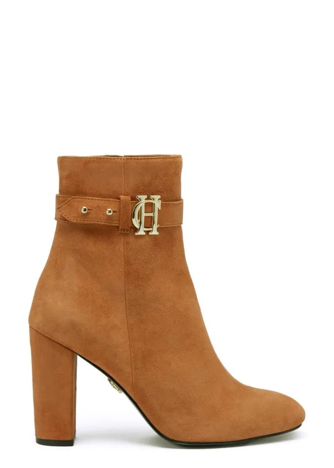 Women Mayfair Suede Ankle Boot Tan Holland Cooper Boots