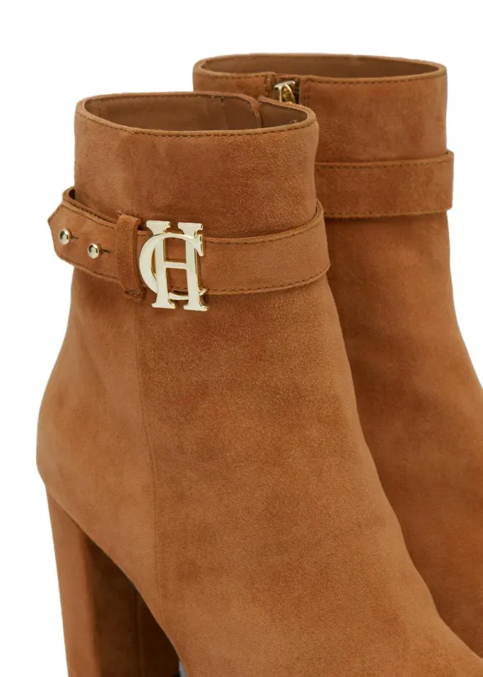 Women Mayfair Suede Ankle Boot Tan Holland Cooper Boots Women Mayfair Suede Ankle Boot Tan Holland Cooper Boots
