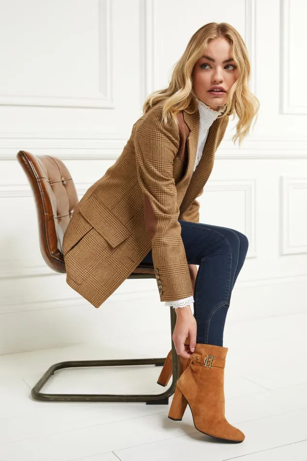 Women Mayfair Suede Ankle Boot Tan Holland Cooper Boots Women Mayfair Suede Ankle Boot Tan Holland Cooper Boots