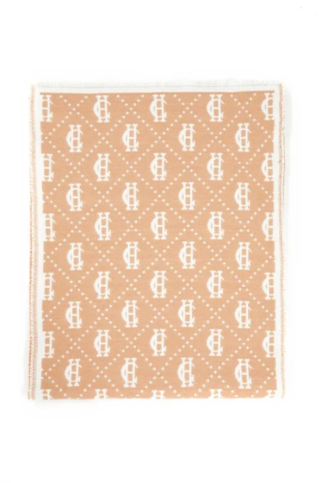 WomenMen Lightweight Monogram Scarf Camel Cream Holland Cooper Scarves WomenMen Lightweight Monogram Scarf Camel Cream Holland Cooper Scarves