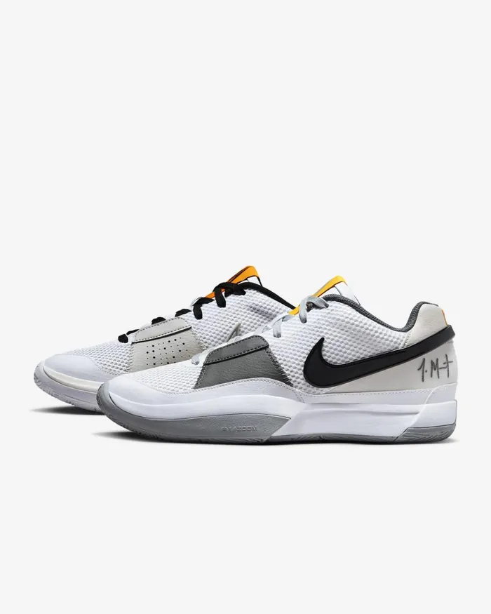 WomenMen Nike All Shoes JA 1 039Wet Cement039 Whiteblackphantomlight Smoke Grey