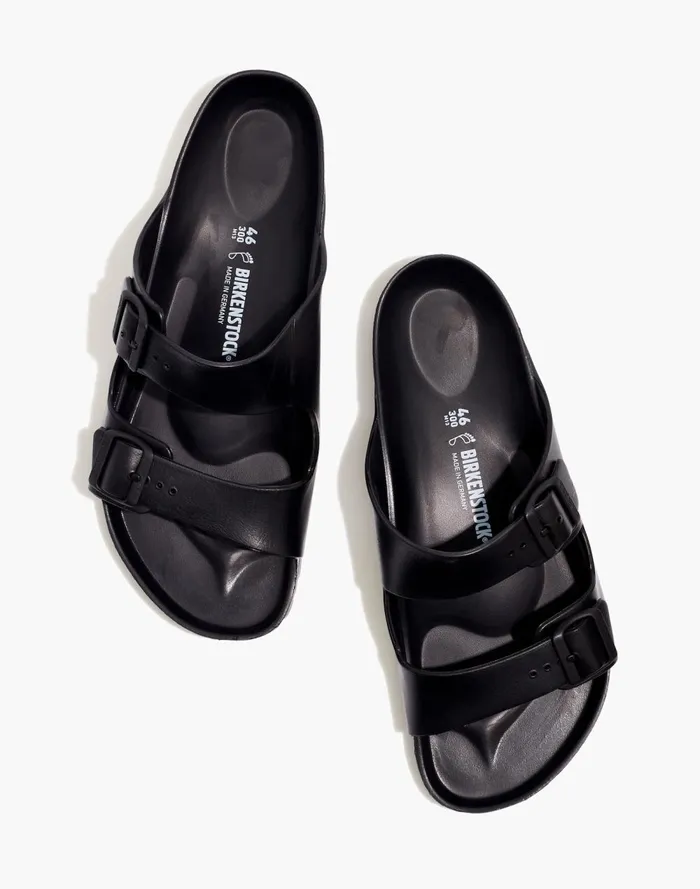 WomenMen Sandals Madewell Birkenstock Arizona EVA Sandals True Black