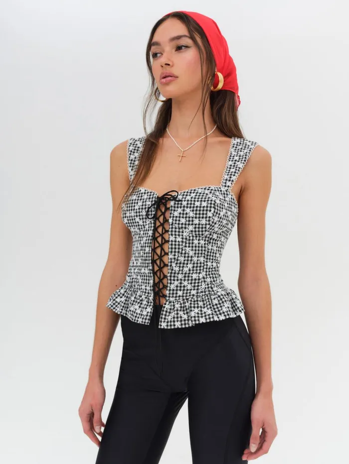 Women Mimi Corset Top Black For Love and Lemons Tops Women Mimi Corset Top Black For Love and Lemons Tops